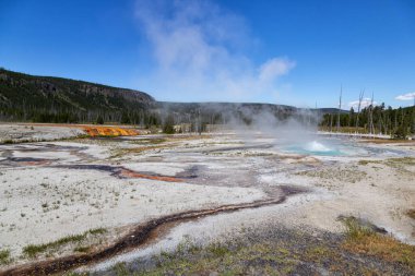 Gayzer Havzası Yellowstone Milli Parkı'nda