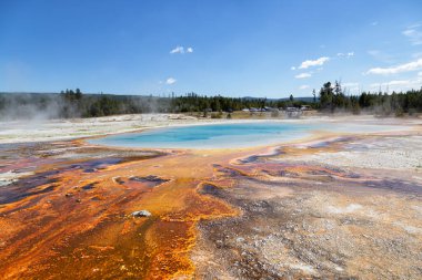 Gayzer Havzası Yellowstone Milli Parkı'nda
