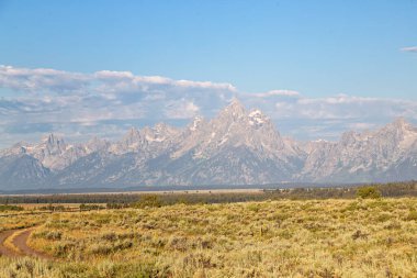 Grand Teton Ulusal Parkı 'nda gün doğumu