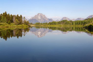 Grand Teton Ulusal Parkı 'nda gün doğumu