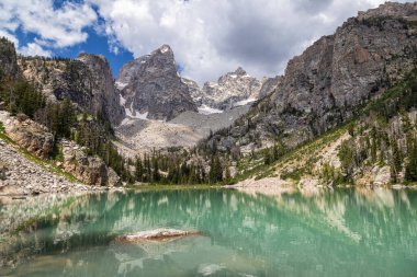 Grand Teton Ulusal Parkı 'ndaki Delta Gölü