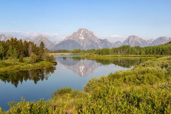 Grand Teton Ulusal Parkı 'nda gün doğumu