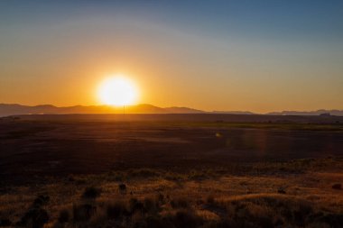 Utah 'ta Büyük Tuz Gölü' nde gün batımı