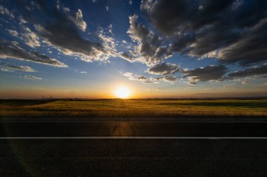 Idaho Yollarında Şok edici Günbatımı