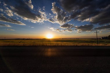 Idaho Yollarında Şok edici Günbatımı