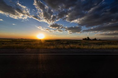 Idaho Yollarında Şok edici Günbatımı