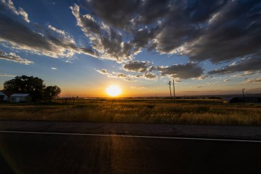 Idaho Yollarında Şok edici Günbatımı