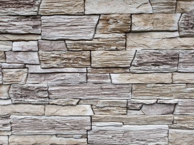 Beton doku. Tuğla. Taş duvar. 