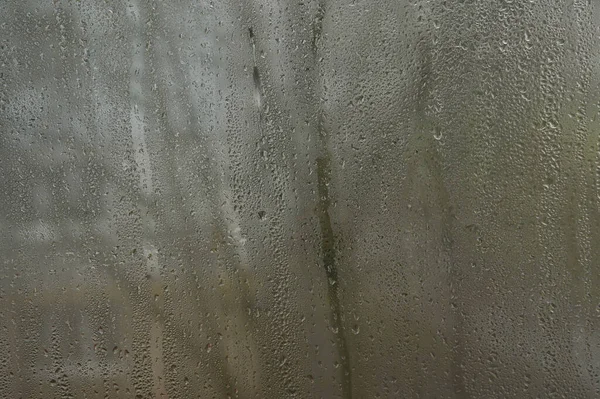 Bardağa Damlıyor Islak Pencere Yüksek Kalite Fotoğraf — Stok fotoğraf