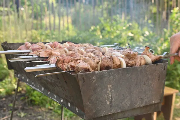Izgarada et pişiriyorum.