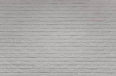 Beyaz tuğladan bir duvar. arkaplan desenli