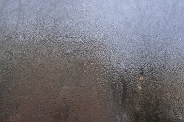 Pencere camındaki buğulama. desenli arkaplan 