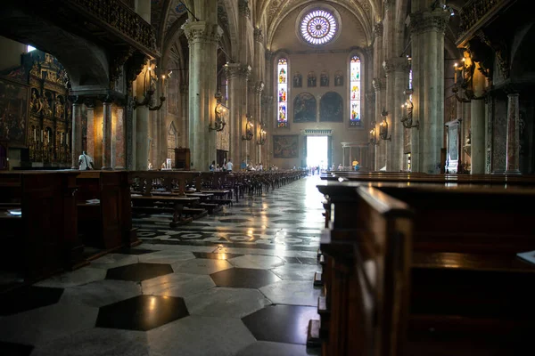 Iside Catedral Duomo Antigua Ciudad Como Lombardía Italia Europa —  Fotos de Stock