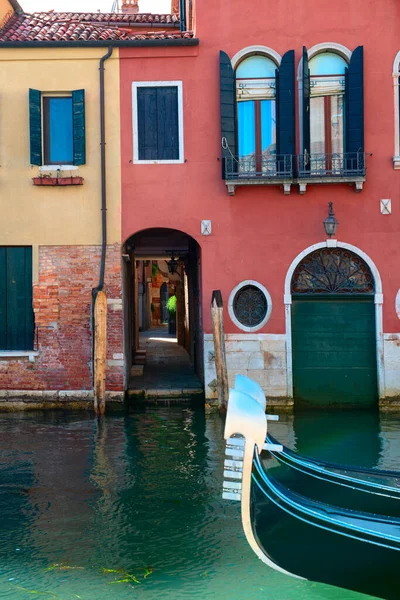 Venecia Antigua Hermosa Atracción Romántica Turística Ciudad Italiana Con Canales — Foto de Stock