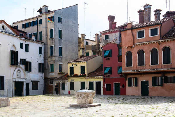 Veneza Antiga Bela Atração Romântica Turística Cidade Italiana — Fotografia de Stock