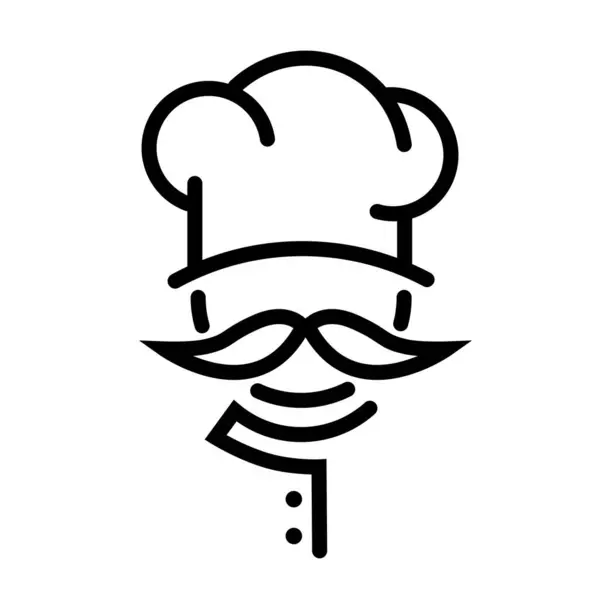 Піктограма Кухаря Концепція Ресторану Кухні Сучасний Дизайн Векторні Ілюстрації — стоковий вектор