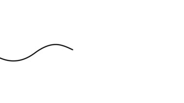 Güneş işareti, sürekli çizgi.