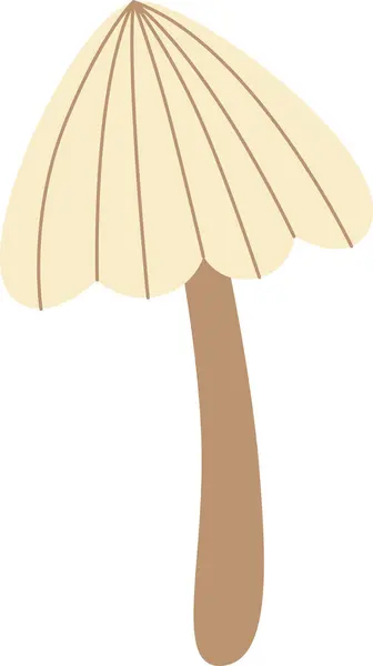 Autumn Forest Mushroom Vector Illustration Stock Vector