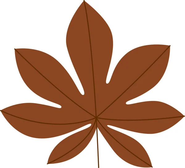 Autumn Tree Leaf Vector Illustration — Stock Vector