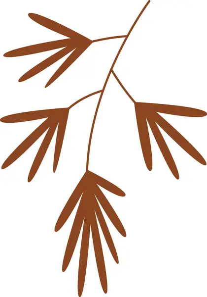 Φθινόπωρο Εικονογράφηση Διάνυσμα Φύλλα Δέντρο — Διανυσματικό Αρχείο