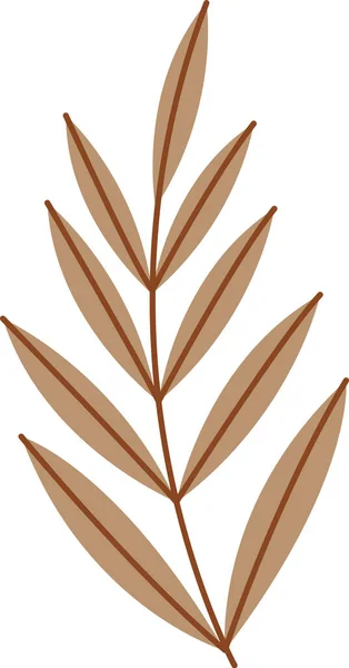 Autumn Tree Leaf Vector Illustration — Stock Vector
