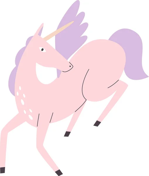 Beautiful Magical Unicorn Vector Illustration Royalty Free Stock Vectors