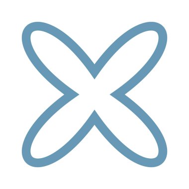 Acımasızlığın ana hatları minimalist geometri çarpma işareti.