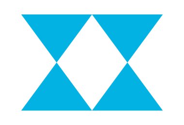 Üçgenler basit sanat bileşimi geometrik soyut şekil