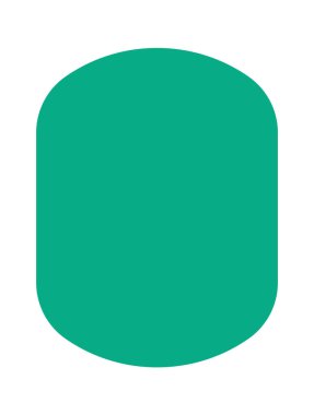 Yeşil boş yapışkan rozet ürün etiketi