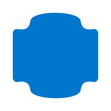 Boş etiket şablonu basit ürün rozeti tasarımı