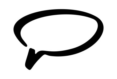 El çizimi konuşma balonu düşünce çerçeve kutusu