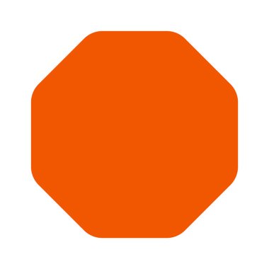 Boş yapışkan amblem sekizgen amblem satış etiketi