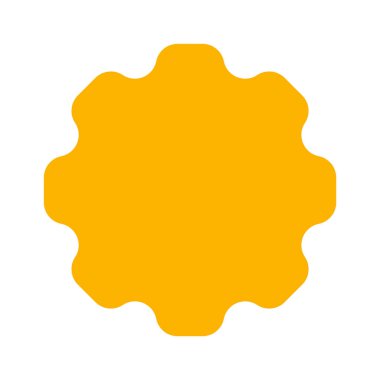 Yuvarlak biçimli boş etiket tasarımı geometrik şablon