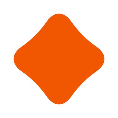 Kırmızı eşkenar dörtgen yapışkan rozet etiketi tasarım şablonu