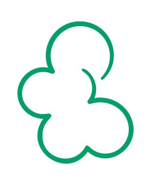 Şirin bulut ögesi çizimi çizimi