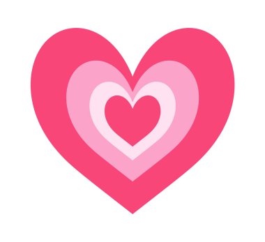 Kalp Sevgililer Günü estetik tutku sembolü