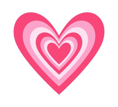 Hipnotik aşk kalp romantik sembol konsantre şekil