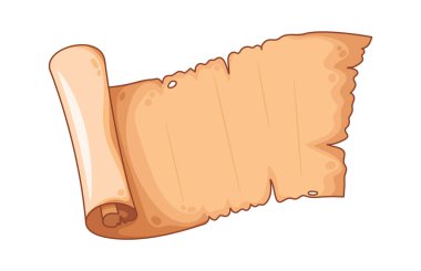 Eski parşömen kaydırma geçmişi belgesi boş boşluk