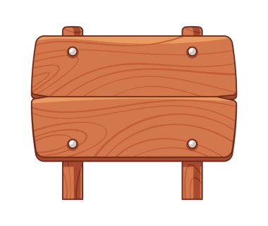 Rustik tahta tabela boş çerçeve donanımlı direk