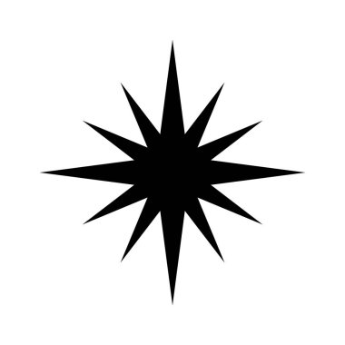 Doodle yıldızının parlayan ışık efekti parıldıyor