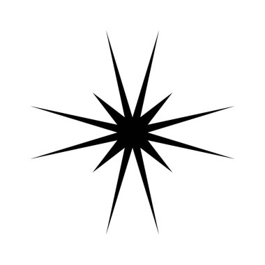 Parlak parlak parlak yıldız ışığı karalama elementi