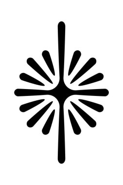 Parlayan yıldız ışığı efekti yanıp sönen elementi