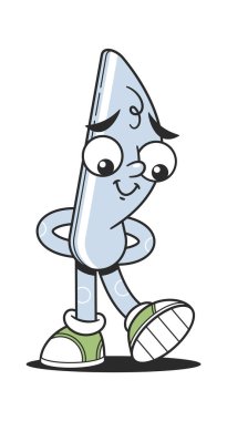 Şirin bıçak sofra takımı komik karalama yeme maskotu