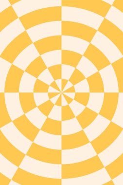 Damalı segmentli mozaik daireler eşmerkezli harika arkaplan