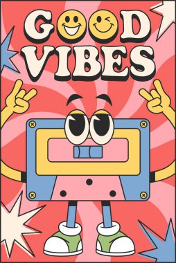 İyi titreşimler çizgi roman kasetinden alıntılar yapıyor.