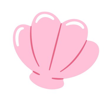 İnci deniz kabuğu deniz tarağı. Su altında vahşi yaşam fosili.