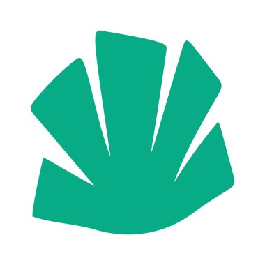 Yeşil çimen doğal bitki basit dekoratif tasarım