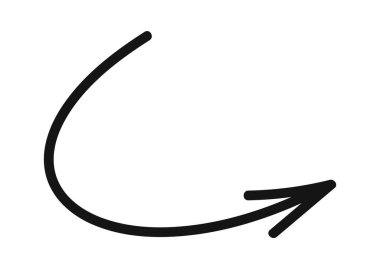 Siyah bükme oku sağa dönüyor.