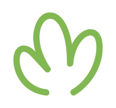 Bitki yeşili. Renk doğal şekil.