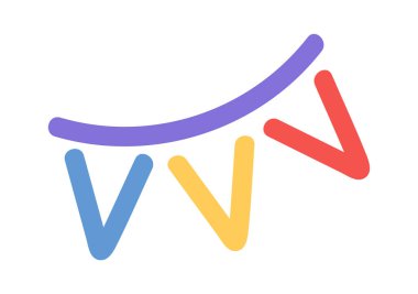 Renkli bayraklar, çelenkler, karalama partisi sembolü.